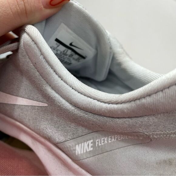 Nike Flex Experience Silver Athletic Running Shoes - Picture 8 of 8